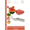 #DilimlemeBıçağı Paslanmaz Çelik Mutfak Servis Sunum Pratik Meyve Kesici Kavun Karpuz Dilimleme Bıçağı