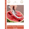 #DilimlemeBıçağı Paslanmaz Çelik Mutfak Servis Sunum Pratik Meyve Kesici Kavun Karpuz Dilimleme Bıçağı