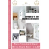 #Bant Çift Taraflı Akrilik Silikonize Şeffaf Güçlü Yapışkanlı Montaj Bant 18 mm x 2 metre - 3 Adet