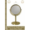 #Ayna Nişan Nikah Hediyelik Dekoratif Masa Üstü Organizasyon Ayaklı Gold Ayna 10lu Paket