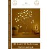 #LedIşık Modern İnci Detaylı Işıklı Ağaç 36 Ledli USB Pilli Ambiyans Aydınlatma Dekoratif Masa Üstü Led Işık