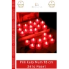 #LedMum Pilli Kalp LED Dekoratif Romantik Alevsiz Şık Aydınlatma Güvenli Mum 18cm 24lü Paket