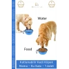 #SuKabı Katlanabilir Silikon Akordeon Kedi Köpek Seyahat Tipi Pratik Evcil Hayvan Mama Su Kabı - 1 Adet