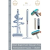 #TüyFırçası Uzun Saplı Evcil Hayvan Kedi Köpek Koltuk Halı Araba Mikrofiber Tüy Temizleme Fırçası - 1 Adet