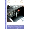 #AraçKiti Kablosuz Bluetooth Ses Aktarım Modülü Mikrofonlu Handsfree Aux Müzik Alıcısı Araç Kiti