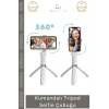 #TripodÇubuk Katlanabilir Stabil Çekim Dönebilen Bluetooth Taşınabilir Kumandalı Tripod Selfie Çubuğu