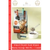 #MamaKüreği Klipsli 180 ml Hijyenik Evcil Hayvan Porsiyon Kontrolü Ölçekli Kedi Köpek Mama Küreği - 1 Adet