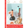 #MamaKüreği Klipsli 180 ml Hijyenik Evcil Hayvan Porsiyon Kontrolü Ölçekli Kedi Köpek Mama Küreği - 1 Adet