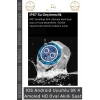 #AkıllıSaat 3AMOLED Ekran Bluetooth Arama GPS NFC Metal Gri Kordon IOS Android Uyumlu Akıllı Saat