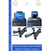 #TelefonTutucu Araç Arka Koltuk Başlık Uyumlu 360 Derece Döner Başlıklı Ayarlanabilir Tablet Telefon Tututcu