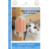 #KediFırçası Tüy Kedi Otu Hazneli Duvara Monteli Masaj Etkili Kedi Kaşınma Tarama Aparatı Fırçası