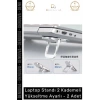 #TabletStandı Ergonomik Laptop Standı Bilgisayar Tutucu Yükseltici Portatif Yükseltme Ayarlı - 2- Adet