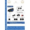 #KaskKulaklığı Q28 Bluetooth 53 HD 1080P IPX6 Su Geçirmez Interkom Kameralı Motosiklet Kask Kulaklığı