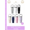 #Termos Paslanmaz Vakumlu Sızdırmaz Mat Isı Yalıtımlı Dayanıklı Şık Ergonomik Çelik Termos