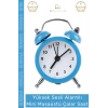 #ÇalarSaat Sessiz Akar Saniye Masaüstü Komodin Ofis Mutfak Salon Hediye Analog Dekoratif Çalar Saat
