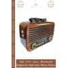 #Radyo Everton RT552 Bluetooth Nostalji Retro USB Güçlü Şarjlı Radyo Mp3 Player Müzik Kutusu