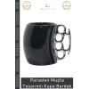 #Bardak Porselen Hediye Modern Estetik Geniş Hacimli Dayanıklı Tasarımlı Kupa Bardak 11*13 Cm