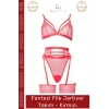 #JartiyerTakım Şık Seksi Dantel Detaylı Esnek Konforlu Kalite İç Giyim Fantezi File Jartiyer Takım