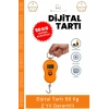 #BagajTartısı Elektronik Dijital El Kantarı Hassas Terazi Portatif Seyahat Tipi Askılı Bagaj Tartısı Max 50 Kg