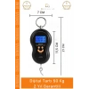 #BagajTartısı Elektronik Dijital El Kantarı Hassas Terazi Portatif Seyahat Tipi Askılı Bagaj Tartısı Max 50 Kg