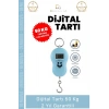 #BagajTartısı Elektronik Dijital El Kantarı Hassas Terazi Portatif Seyahat Tipi Askılı Bagaj Tartısı Max 50 Kg