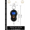 #BagajTartısı Elektronik Dijital El Kantarı Hassas Terazi Portatif Seyahat Tipi Askılı Bagaj Tartısı Max 50 Kg