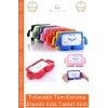 #TabletTutucu Apple iPad 7 8 9 Nesil 10 2 Inç Yumuşak Dokulu Tutacaklı Darbe Tam Koruma Standlı Kids