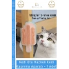 #KediTarama Kedi Otu Hazneli Duvar Tipi Masaj Fırçası Tüy Temizleme Kendi Kendine Kaşınma Tarama Aparatı - 1 Adet