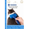 #KöpekTarağı Kedi Köpek Pet Bakım Profesyonel Ergonomik Saplı Kaliteli Tüy Toplama Tarağı Metal Uçlu - 1 Adet