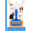 #KöpekTarağı Kedi Köpek Pet Bakım Profesyonel Ergonomik Saplı Kaliteli Tüy Toplama Tarağı Metal Uçlu - 1 Adet