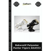 Dekoratif Polyester Panter Figürü Ofis Dekorasyonu Yeni Ev Hediyesi Masa Dekoru
