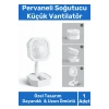 Deluxe Katlanabilir 2 Modlu Usb Şarjlı Sessiz Mini Fan Yelpazeli Pervaneli Soğutucu Vantilatör