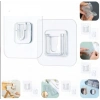Özel Üretim Askı Şeffaf Düzenleyici Geçmeli Klips Eşya Sabitleme Askısı 6lı Set