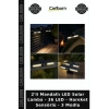 Özel Üretim Bahçe Aydınlatma 2li Mandallı LED Solar Lamba - 36 LED - Hareket Sensörlü - 3 Modlu