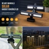 Özel Üretim Bahçe Aydınlatma 2li Mandallı LED Solar Lamba - 36 LED - Hareket Sensörlü - 3 Modlu