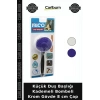 Özel Üretim Banyo Pratik Küçük Duş Başlığı - Kademeli - Bombeli - Krom Gövde - 8 cm Çap