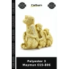 Özel Üretim Dekoratif Ev Aksesuarı Figür Salon Hediyelik Polyester 3 Maymun 019-806