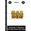 Özel Üretim Dekoratif Figür Salon Aksesuar Ev Hediyelik Obj Tasarım Polyester 3 Maymun 019-804