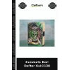 Özel Üretim Gotik Not Defteri Hediyelik Günlük Kurukafa Deri Defter Ksk3130