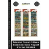 Özel Üretim Hediyelik Hatıra Mutfak İstanbul Temalı Silikon Buzdolapı Süsü Magnet 6Lı Set Alk5809