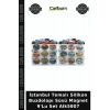 Özel Üretim Hediyelik Hatıra Mutfak İstanbul Temalı Silikon Buzdolapı Süsü Magnet 9Lu Set Alk5807