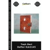 Özel Üretim Not Defteri Hediye Şık Taşlı Deri Defter Ksk3145