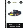 Özel Üretim Şarj Edilebilir Kamp Av T6 Cree Led Kafa Lambası Işıldak