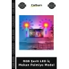 RGB Şerit LED İç Mekan Palmiye Model Modern Aksesuar Duvar Işığı