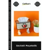 Sevimli Peçetelik Plastik Obje Hediyelik Eşya Dekoratif Parça