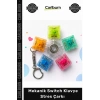 #Switch Hediye Clicky Şeffaf Mekanik Switch Klavye Stres Çarkı Renkli Tuşlu Fidget Oyuncak