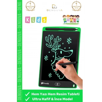 #DijitalÇizimTableti LCD Grafik Çizim Not Yazma Dijital Çocuk Yazı Tahtası Hafif Taşınabilir Model Resim Akıllı Tablet 8,5 Inç