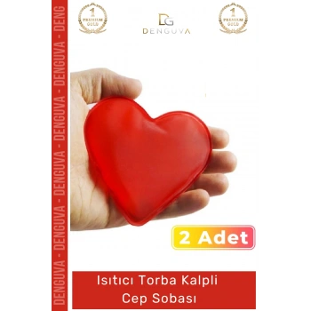 #CepSobası Kalp Şeklinde Sihirli Jel El Isıtıcısı 2li Set Kamp Isıtıcı Torba Kalpli Cep Sobası