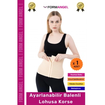 #Korse Doğum Sonrası Ayarlanabilir Balenli Ayarlanabilir Lohusa Hamile Toparlayıcı Bel Korse- 1 Adet