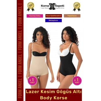 #Korse İz Yapmaz Göstermeyen Kaymaz Doku Toparlayıcı Sıkılaştıran Lazer Kesim String Korse 2li Set